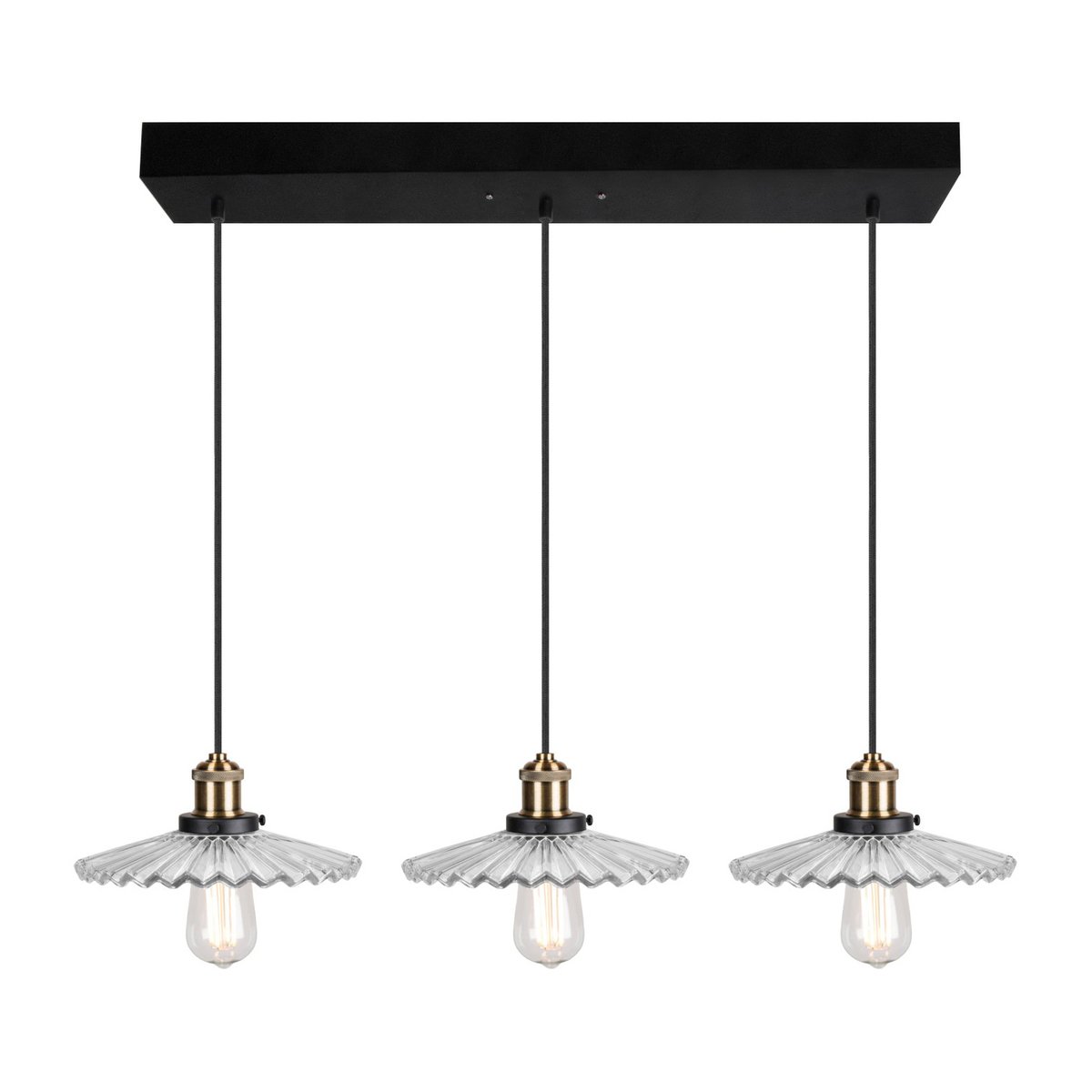 Globen Lighting Cobbler 3 Pendelleuchte 91cm Klar