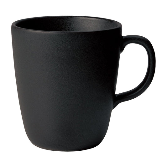 Aida Raw mugg med handtag 35 cl Titanium black