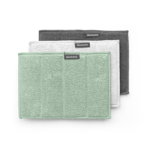 Brabantia Sinkside Spülschwamm Mikrofaser 3er Pack Jade green