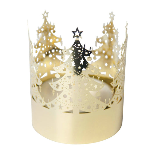 Pluto Design Weihnachtsbaum-Kerzenhalter Medium Gold