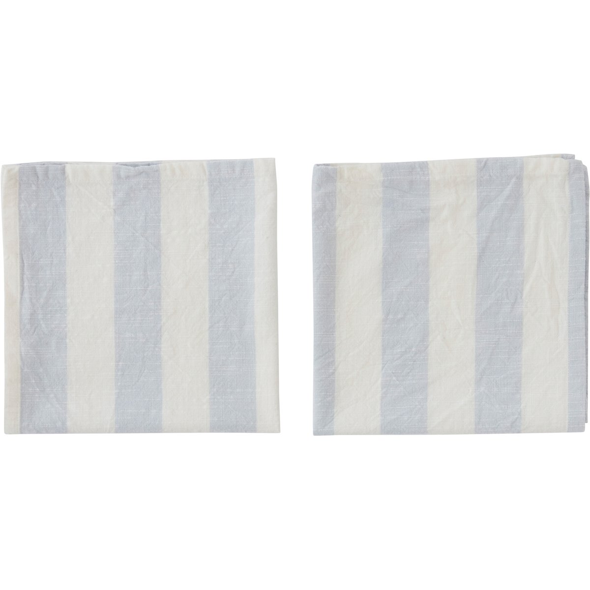 OYOY Striped Serviette 45 x 45cm 2er Pack Ice Blue