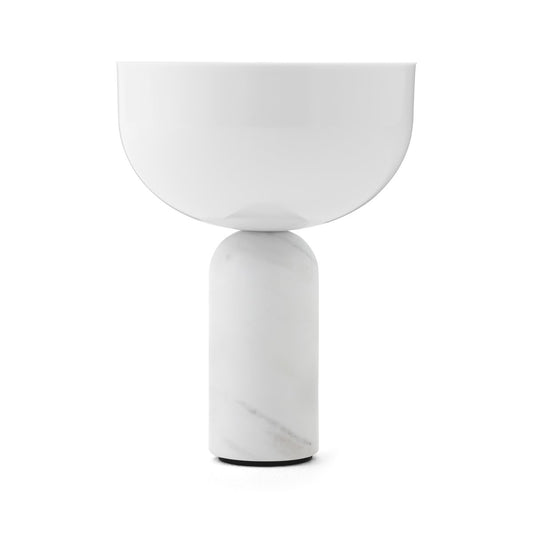 New Works Kizu portable Tischleuchte White marble