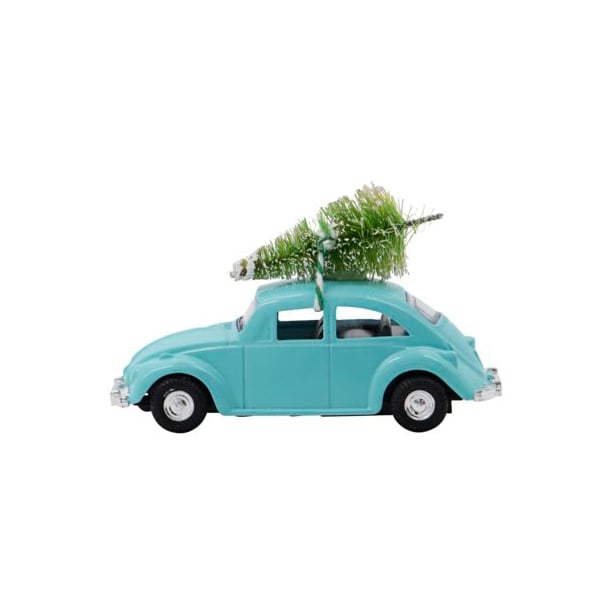 House Doctor MINI Xmas Auto Hellblau