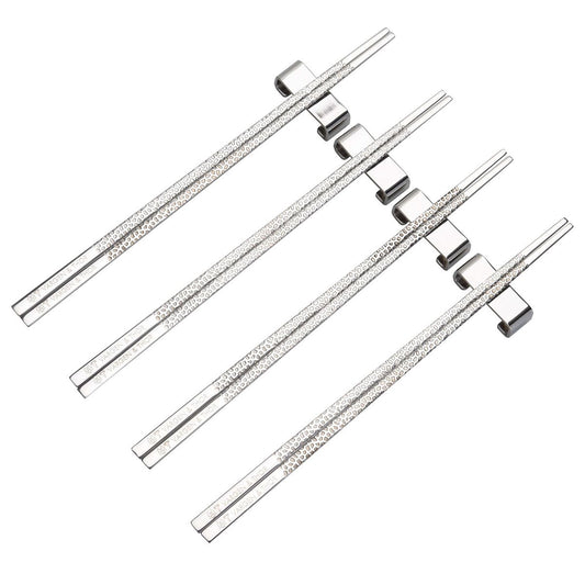 Vargen & Thor Kito Chopsticks Essstäbchen 4er Pack Silver