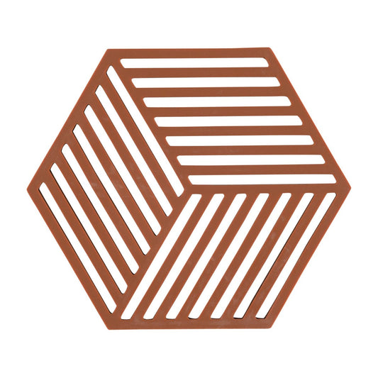 Zone Denmark Hexagon grytunderlägg Terracotta