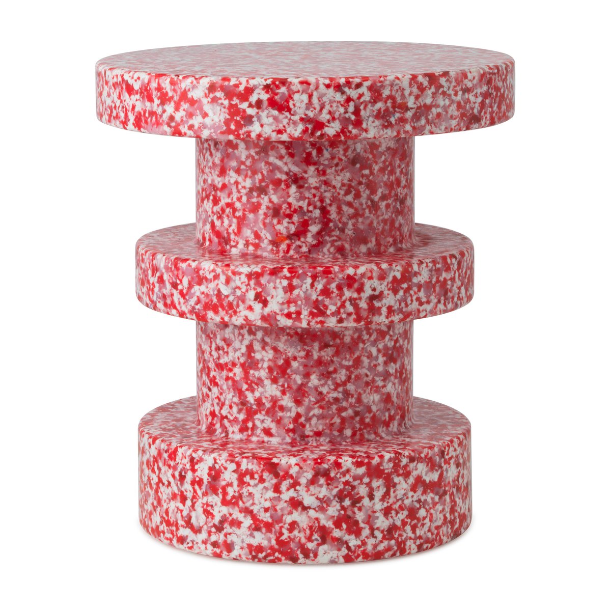 Normann Copenhagen Bit Stack Hocker Rot