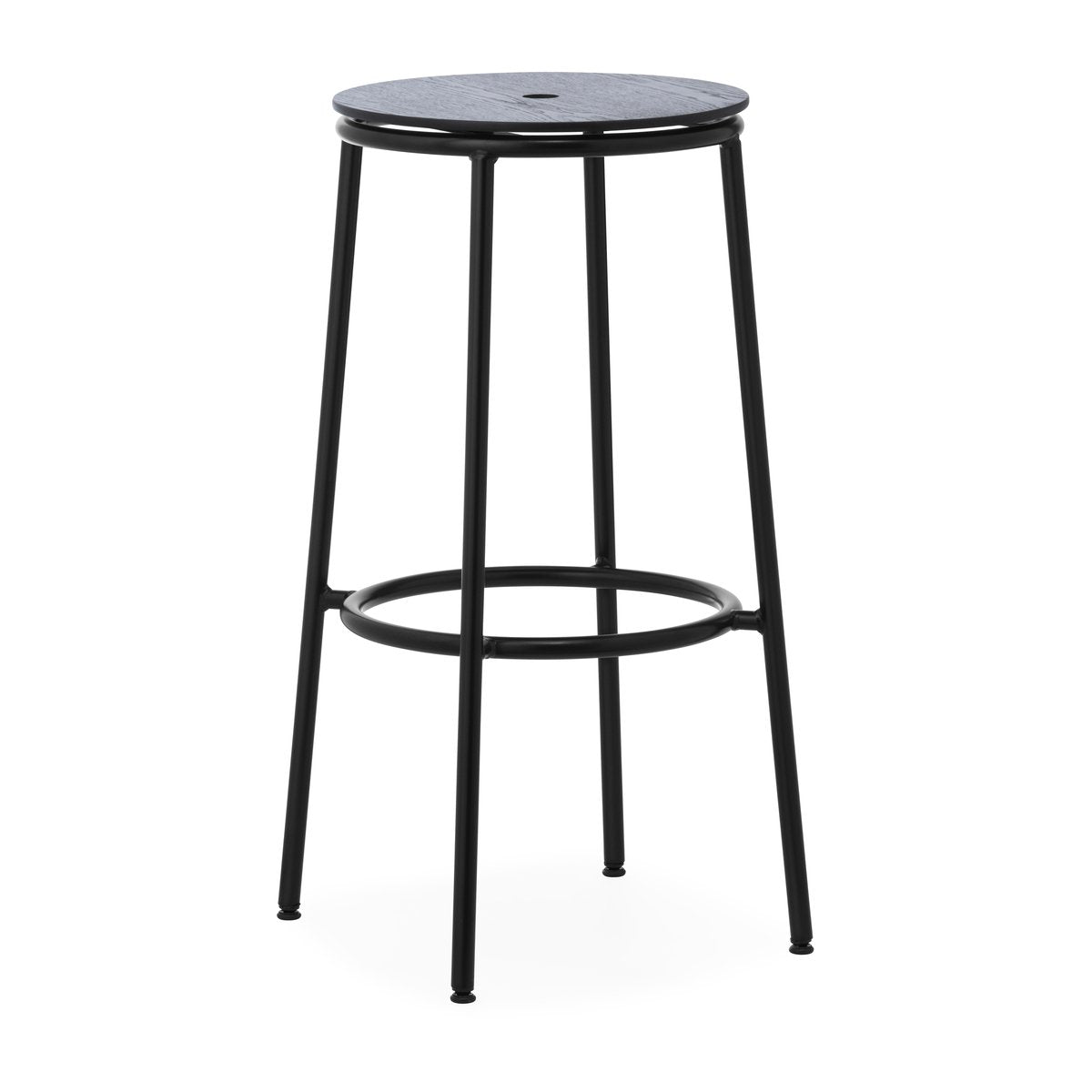 Normann Copenhagen Circa Barstuhl 75cm Schwarze Eiche