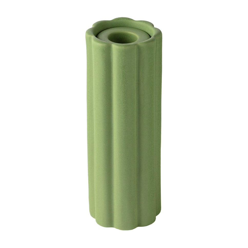 PotteryJo Birgit Vase/Windlicht 17cm Olive