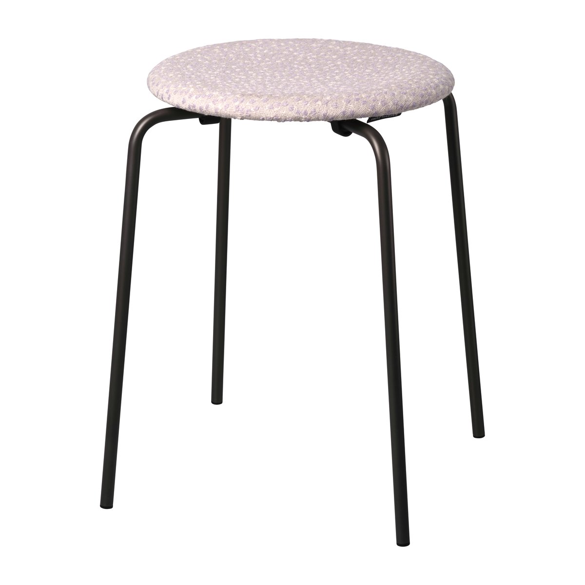 Fritz Hansen Dot Hocker Stoff White-purple