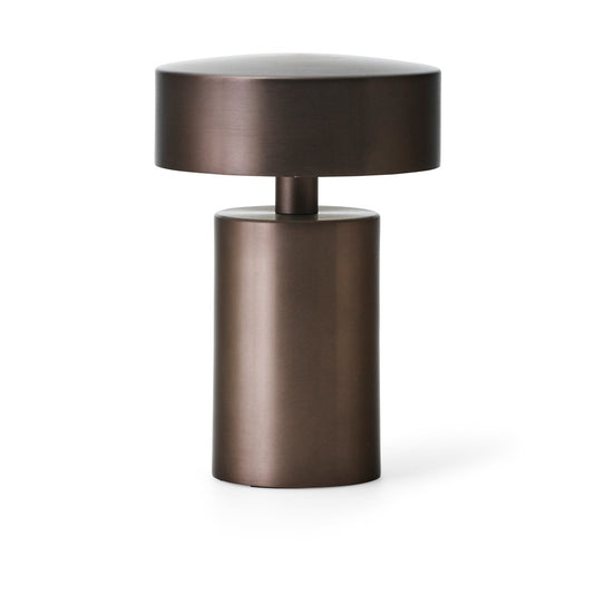 Audo Copenhagen Column Tragbare Tischleuchte IP44 Bronze