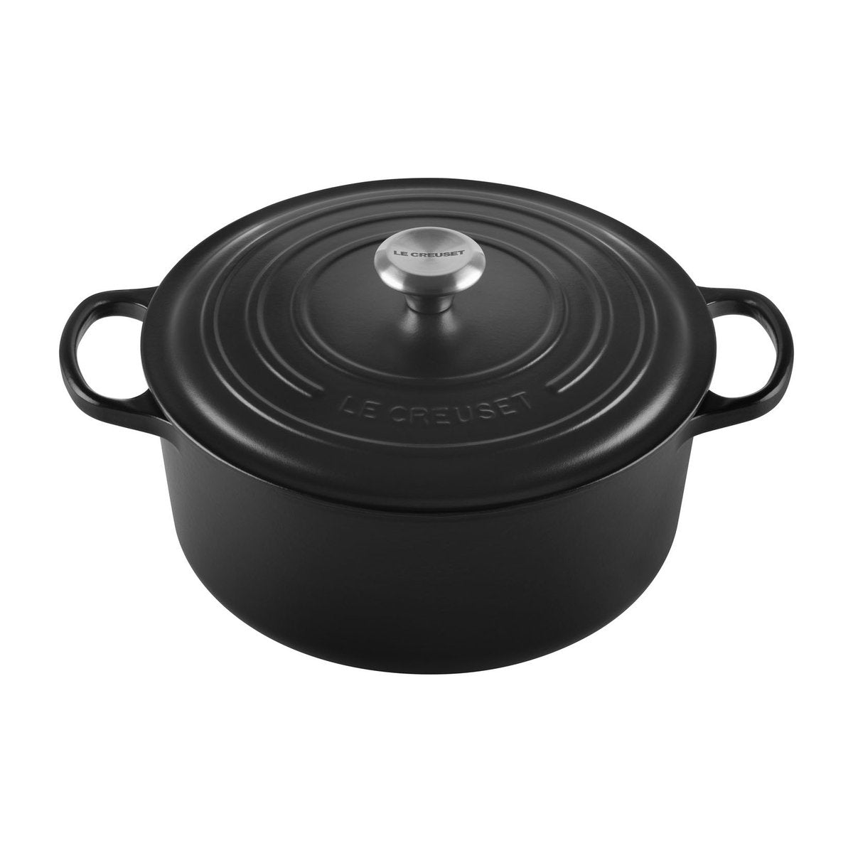 Le Creuset Le Creuset runder Topf 6,7 l Matte black