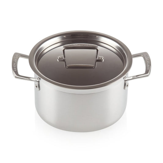 Le Creuset Le Creuset 3-lagiger Topf mit Deckel 4 l