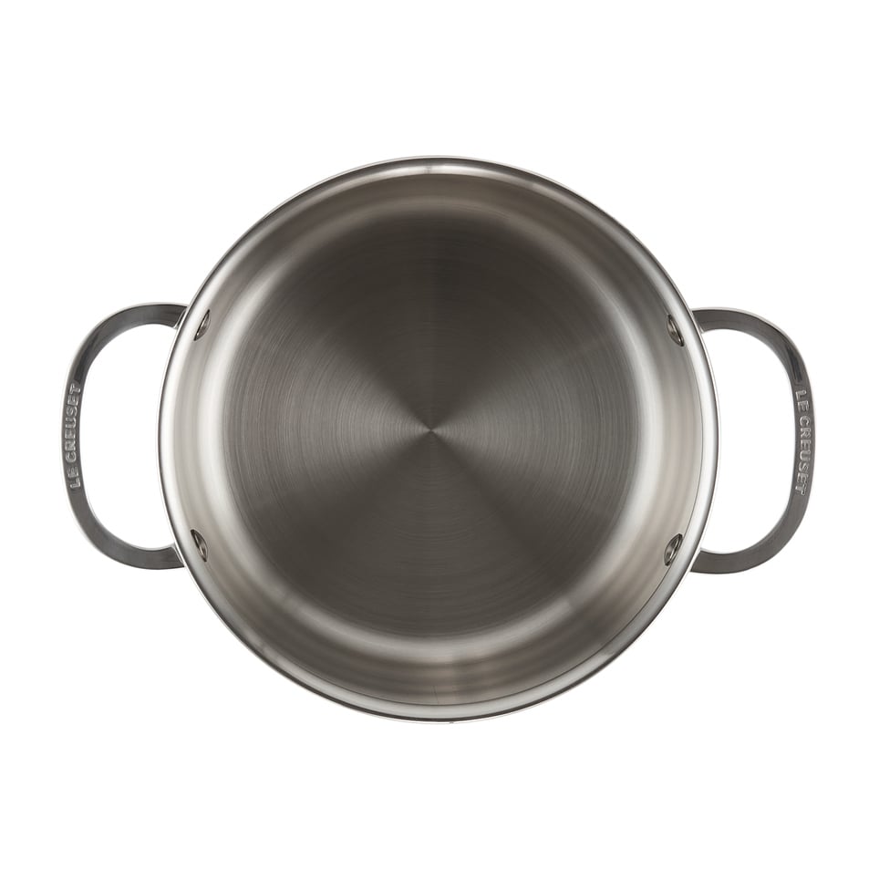 Le Creuset Signature 3-lagiger tiefer Topf mit Deckel 3,8 l