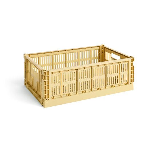 HAY Colour Crate L 34,5 x 53cm Golden yellow