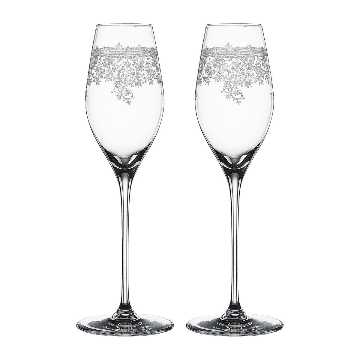 Spiegelau Arabesque Champagnerglas 30 cl 2er-Pack Klar