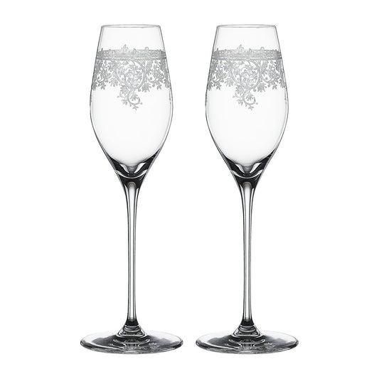 Spiegelau Arabesque Champagnerglas 30 cl 2er-Pack Klar