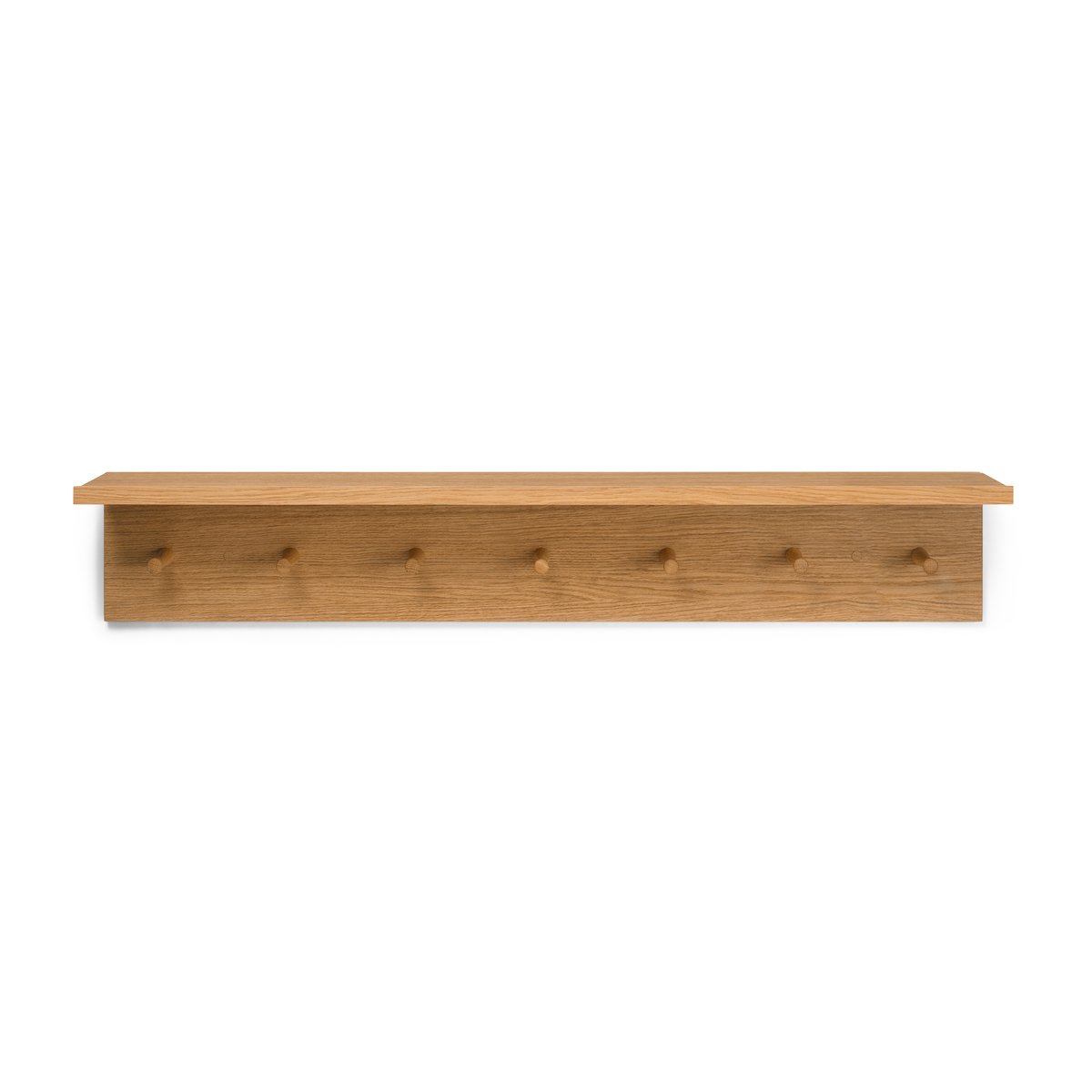 ferm LIVING Place Rack Hakenleiste Wandregal Eiche Large