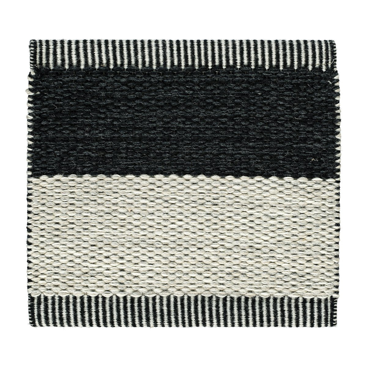 Kasthall Wide Stripe Icon Teppich 85x240 cm Midnight black