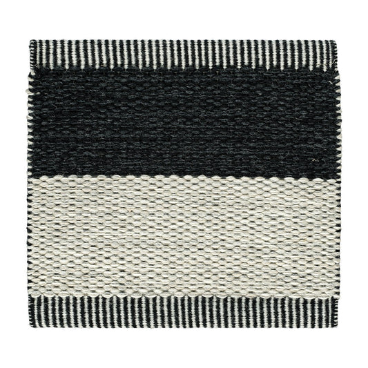 Kasthall Wide Stripe Icon Teppich 85x240 cm Midnight black