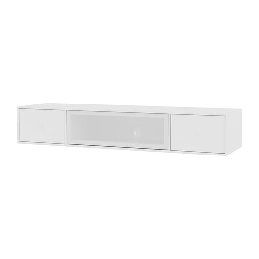 Montana OCTAVE II TV-Bank mit Platz für Audioeinheit New white