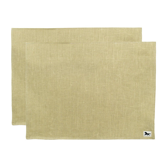 Almedahls Linne Platzdecke 34 x 45cm 2er Pack Oliv