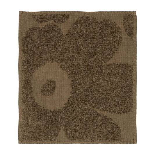 Marimekko Unikko Mini Handtuch 30x30cm Dark sand