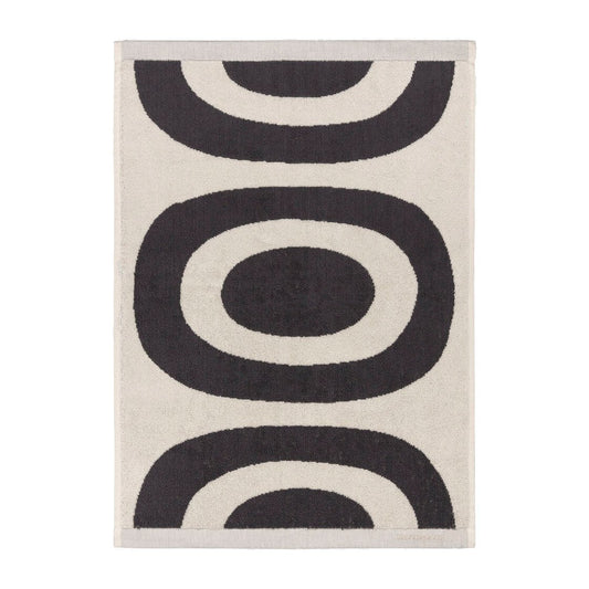 Marimekko Melooni Handtuch 50 x 70 Charcoal-off white