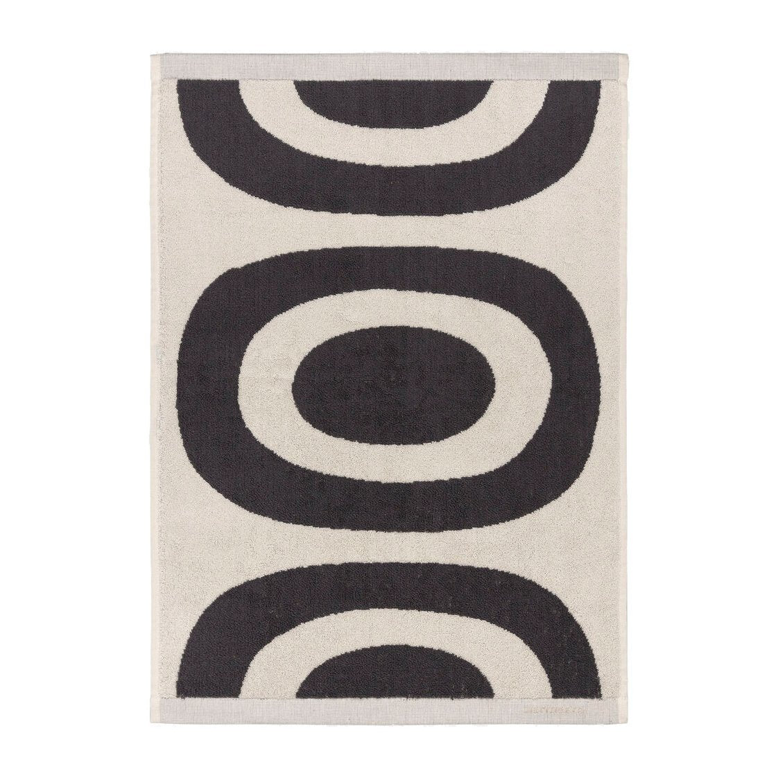 Marimekko Melooni handduk 50x70 Charcoal-off white