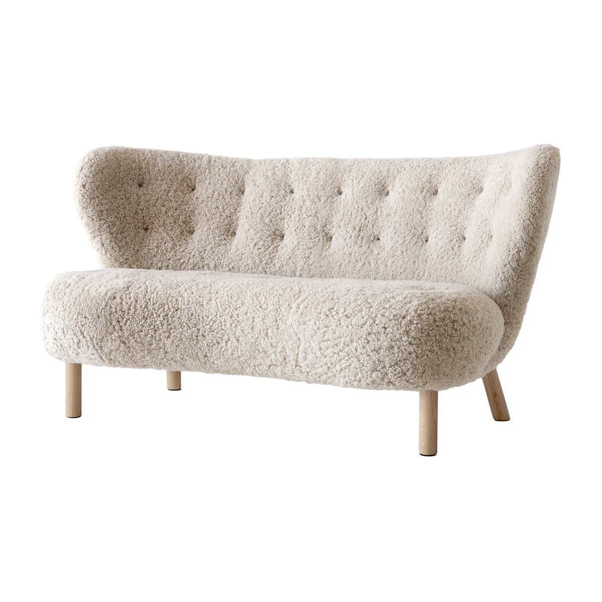 &Tradition Little Petra VB2 Sofa Eiche weiß geölt-Moonlight