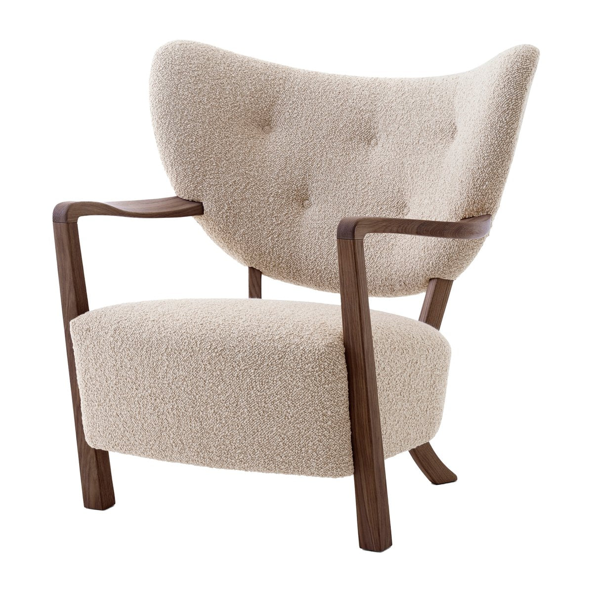 &Tradition Wulff Lounge Chair ATD2 Fauteuil Walnussholz geölt-Karakorum