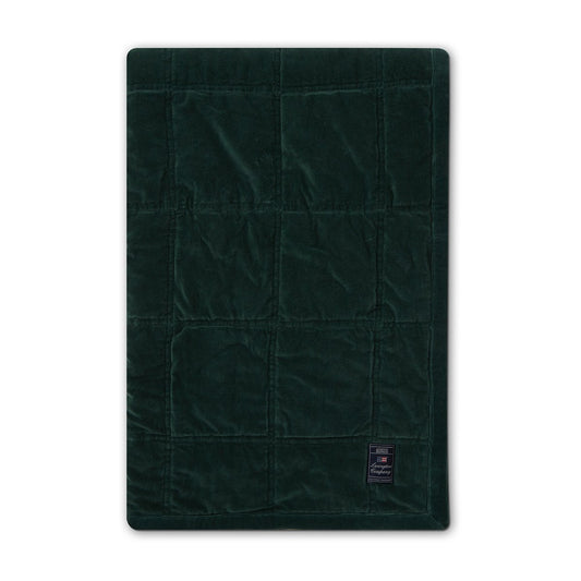 Lexington Cotton Velvet gesteppte Tagesdecke 160 x 240 cm Green