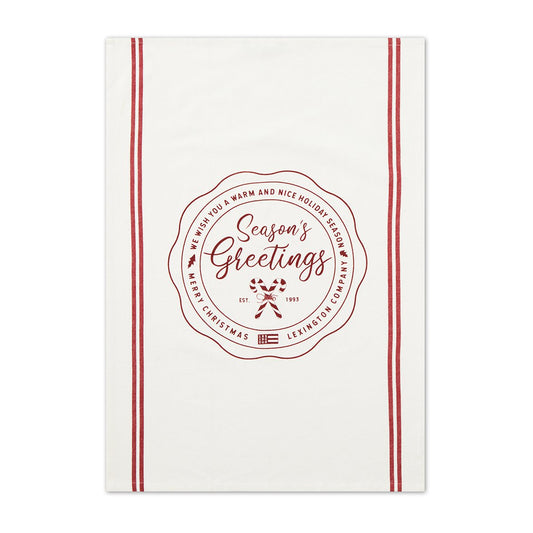 Lexington Seasons Greetings Printed Geschirrtuch 50 x 70 cm White-red