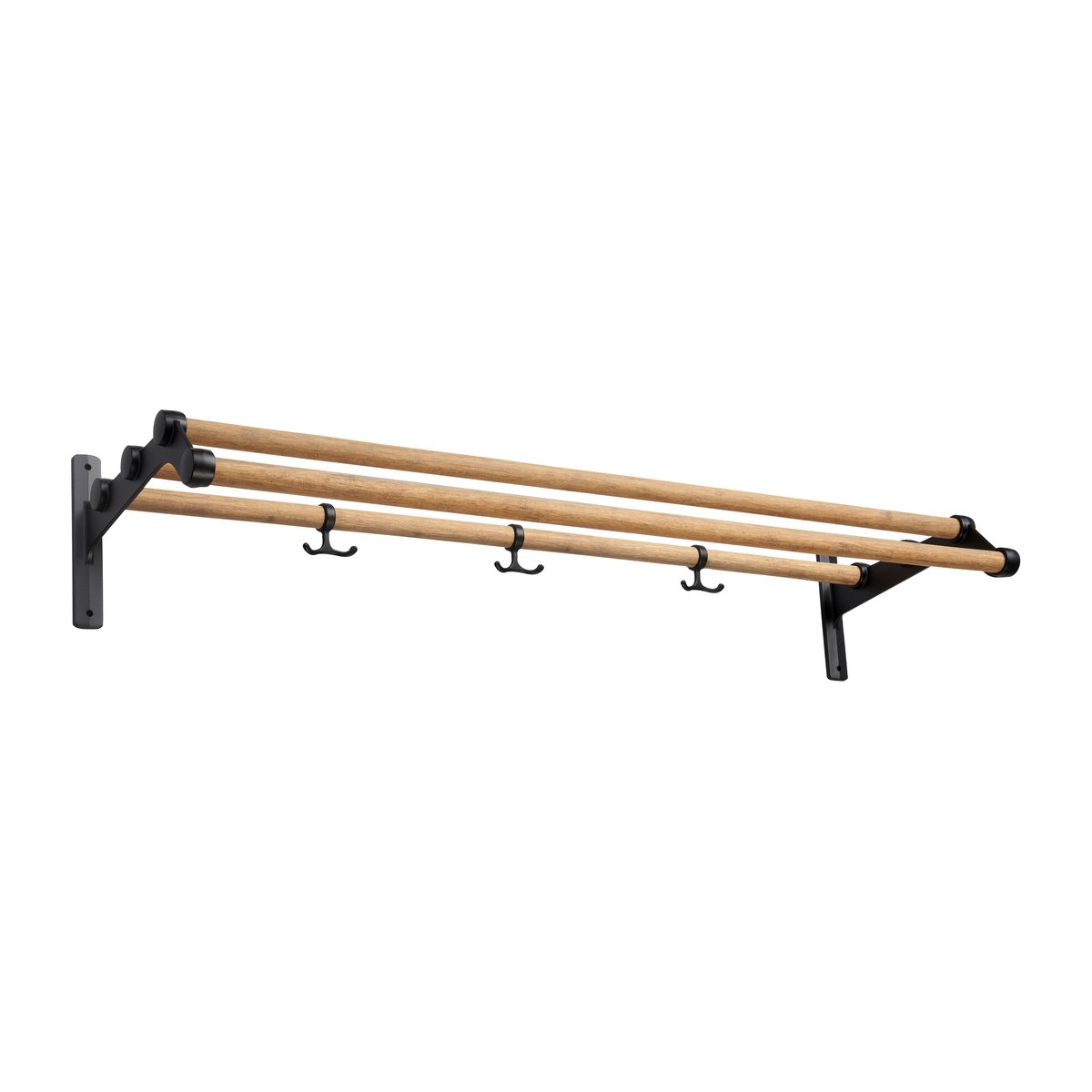 Essem Design Nostalgi 291 Hutablage 100cm Bambu-schwarz