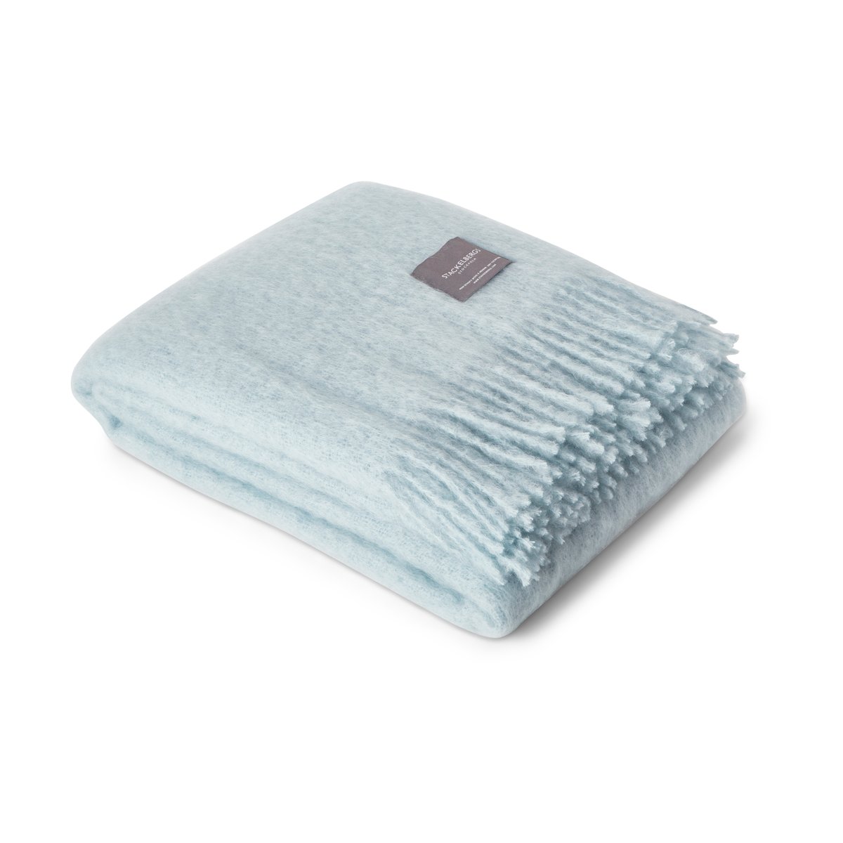 Stackelbergs Mohair Decke Dusky blue