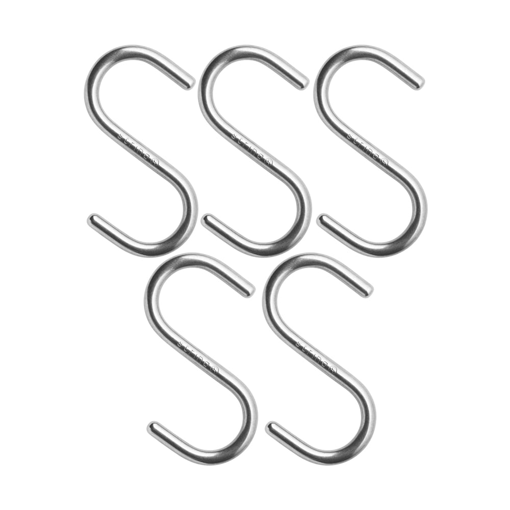 String String S-Haken Edelstahl, 5er-Pack