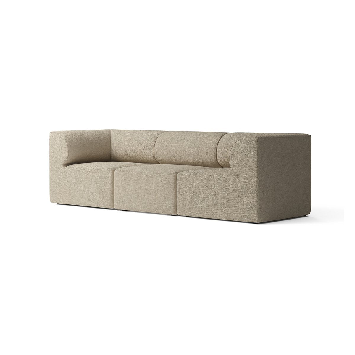 Audo Copenhagen Eave 86 Modulsofa configuration 2 3-Sitzer Stoff bouclé 02 beige