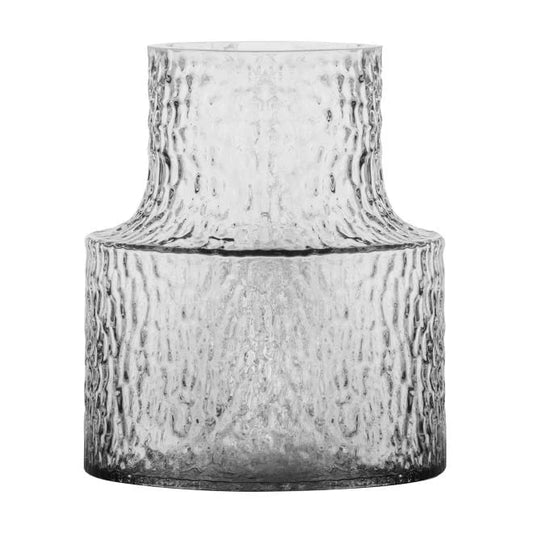 Skrufs Glasbruk Kolonn Vase strukturiert 20cm