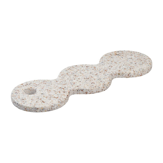 Humdakin Humdakin Terrazzo Tablett 40 cm Red/Beige