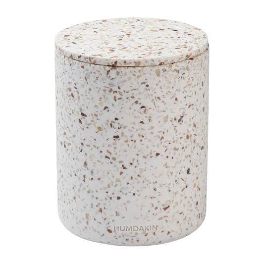 Humdakin Humdakin Terrazzo Vase mit Deckel Ø 13 cm Red/Beige