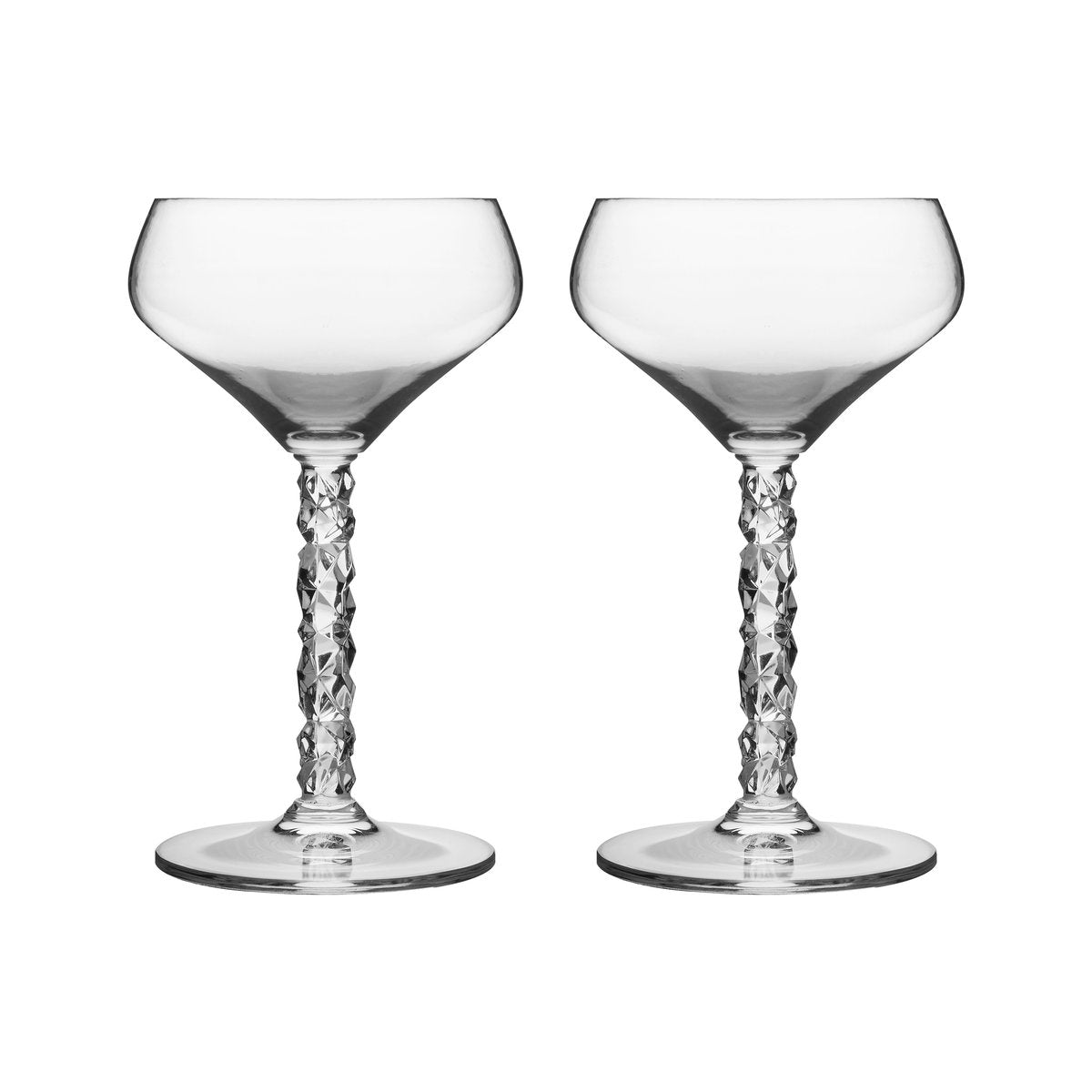 Orrefors Carat Cocktailglas 2er Pack Klar