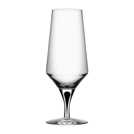 Orrefors Metropol Bierglas 46cl Clear / Black