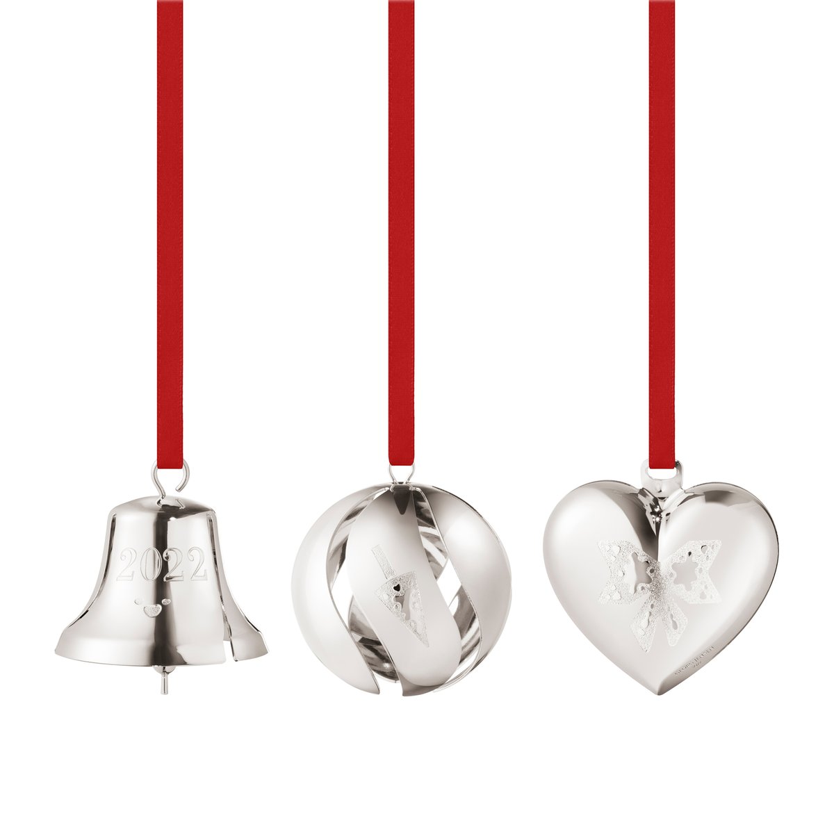 Georg Jensen 2022 Geschenkset 3-Teile Palladiniert