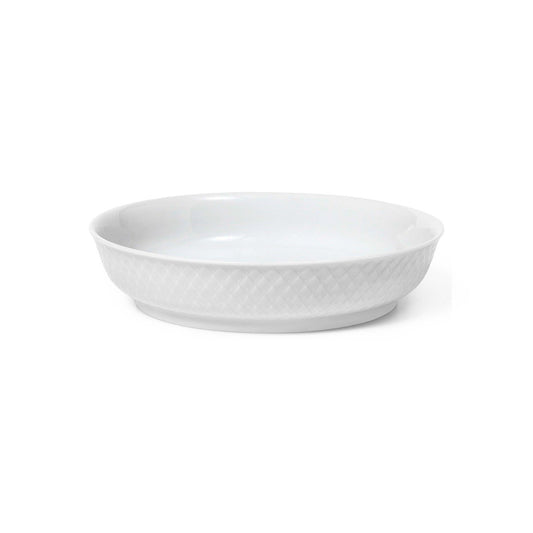 Lyngby Porcelæn Rhombe desserttallrik Ø16 cm Vit