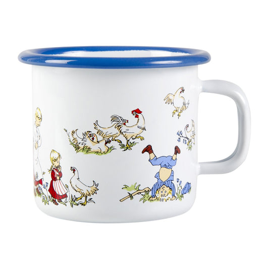 Muurla Emil the family Emaillierte Tasse 2,5 dl White