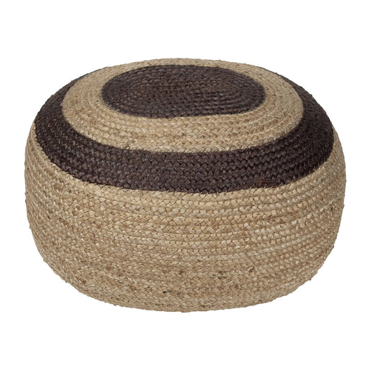 Marimekko Melooni sittpuff jute Jute-mörkbrun