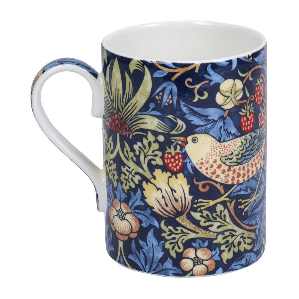 Spode Strawberry Thief Tasse 35 cl Indigo-Mineral