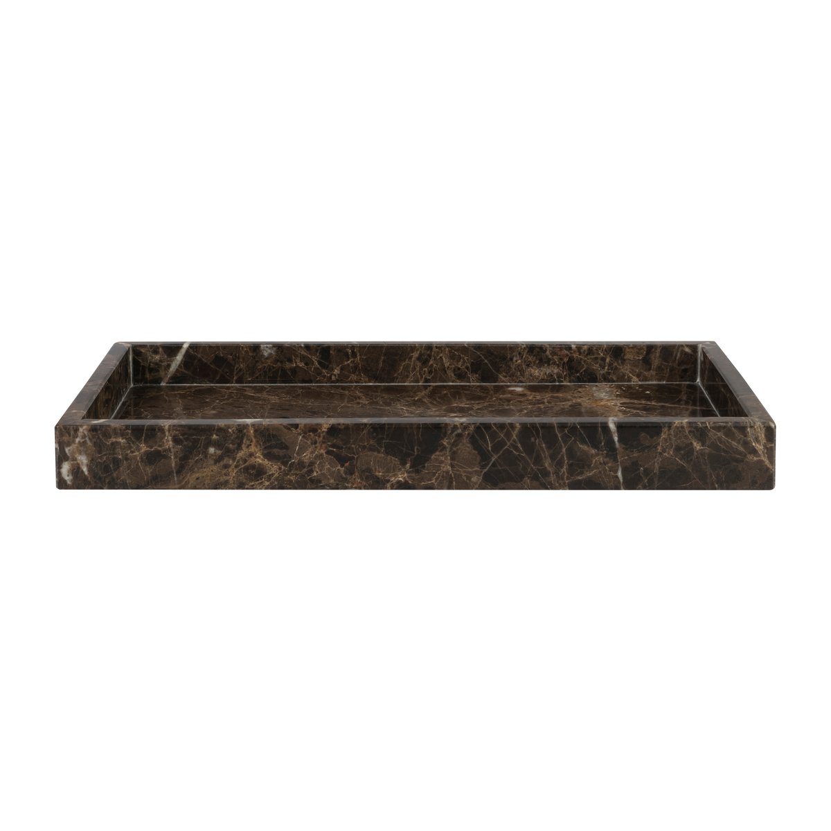 Mette Ditmer Marble dekorationsbricka 16x31 cm Brun