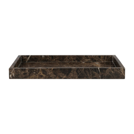 Mette Ditmer Marble dekorationsbricka 16x31 cm Brun