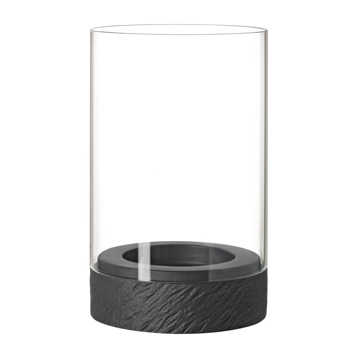 Villeroy & Boch Manufacture Rock Home Hurricane Windlicht M Schwarz