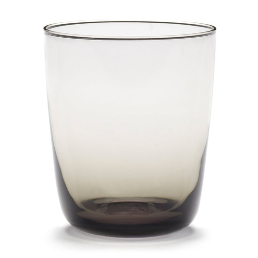 Serax Cena hohes Glas Ø 8,5 cm Smokey Grey